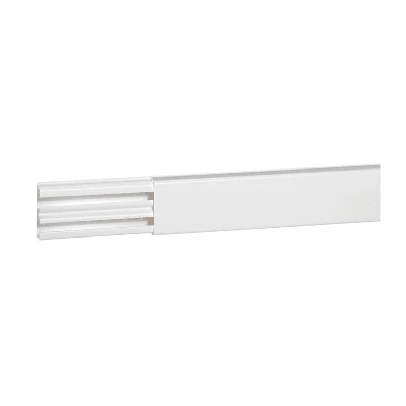 Legrand Mini Cable Trunking DLP White, Width 12.5 mm x Depth 32 mm x Length 2.1 m, Polyvinyl Chloride 0 300 14