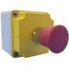 Lovato Electric LPZM Series Twist Release Emergency Stop Push Button Surface Mount NC IP67 IP66 LPZM1B501