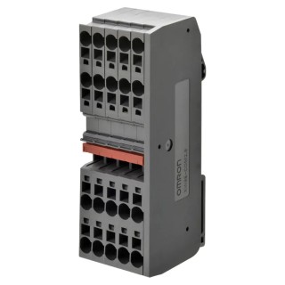 Omron XW6T Series Blue DIN Rail Terminal Block Screw Termination 24A 800V XW6T-COM2.5X16BL