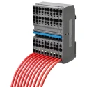 Omron XW6T Series Blue DIN Rail Terminal Block Screw Termination 24A 800V XW6T-COM2.5X16BL