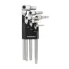 Bondhus 6 Piece L Metric Hex Key Set Steel Matte Chrome Finish Hex Size 4 to 10 mm 00035