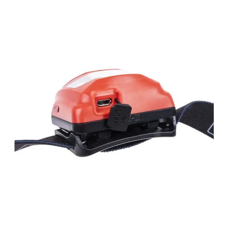 RS PRO Rechargeable LED Head Torch 250 lm 66 m, IPX6 Waterproof, Lithium-Polymer Battery, Adjustable Head Strap 186-4621