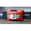 RS PRO Rechargeable LED Head Torch 250 lm 66 m, IPX6 Waterproof, Lithium-Polymer Battery, Adjustable Head Strap 186-4621