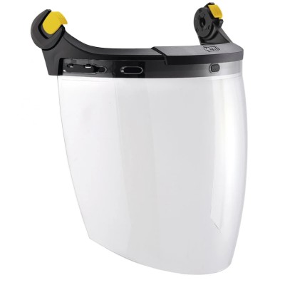Petzl Clear Polycarbonate Face Shield with Face Shield Guard, Resistant To Liquid Splash, Electric Arc Resistant A014AA00
