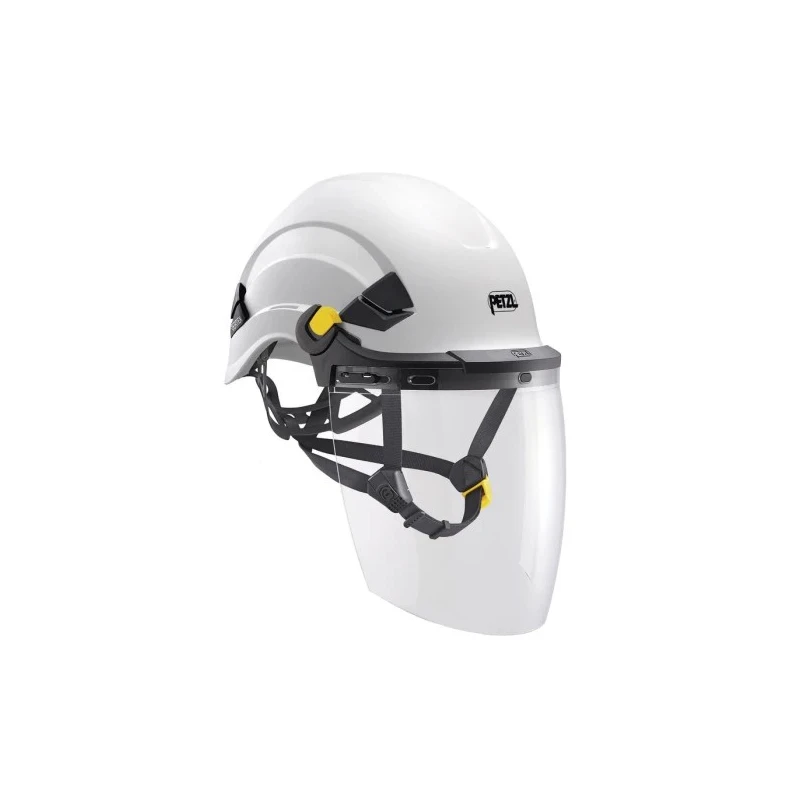 Petzl Clear Polycarbonate Face Shield with Face Shield Guard, Resistant To Liquid Splash, Electric Arc Resistant A014AA00