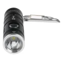 RS PRO Rechargeable LED Pocket Torch Black, 600 Lumen, USB Type C, Aircraft Aluminium Housing, Model 186-4623