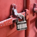 Master Lock Keyed Stainless Steel Padlock Weatherproof 8 mm Shackle Diameter 25 mm Length 44 mm Width M1STS
