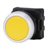 RS PRO Yellow Spring Return Push Button Head 22mm Cutout, Plastic Round Actuator, IP65 188-1126