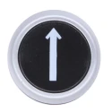 RS PRO Black Spring Return Push Button Head 22mm Cutout Diameter Round Actuation IP65 188-1138