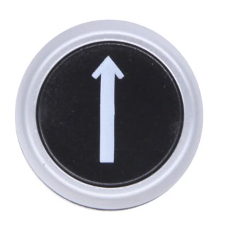 RS PRO Black Spring Return Push Button Head 22mm Cutout Diameter Round Actuation IP65 188-1138