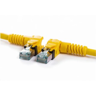 HARTING VARIOBOOT Cat6a Ethernet Cable RJ45 Male to RJ45 Male 0.5 m Yellow Shielded Polyurethane 09488585745005