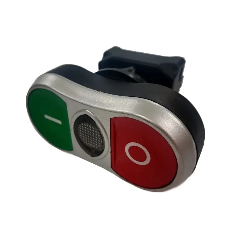 RS PRO Red, Green Spring Return Twin Touch Push Button Head, 22 mm Cutout Diameter, IP65 188-1200