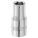 Expert by Facom 1/4 in Drive 4 mm Standard Hex Socket, Chrome Vanadium Steel, 25mm Length E117293