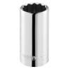 Expert by Facom 1/2 in Drive 13 mm 12 Point Bi-Hexagon Socket Chrome Vanadium Steel 79mm Overall Length E117279