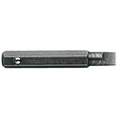 Facom Screwdriver Bit 4 mm Drive Size, 3 mm Blade Width, 0.5 mm Thickness, 28 mm Overall Length ES.003