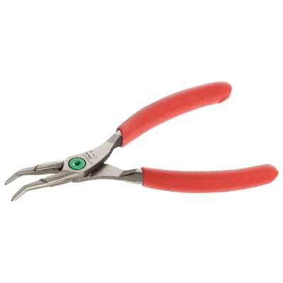 Facom 1-Piece Circlip Plier, 140mm Overall Length, 45° Angled Bent Nose, ESD Safe 169A.13