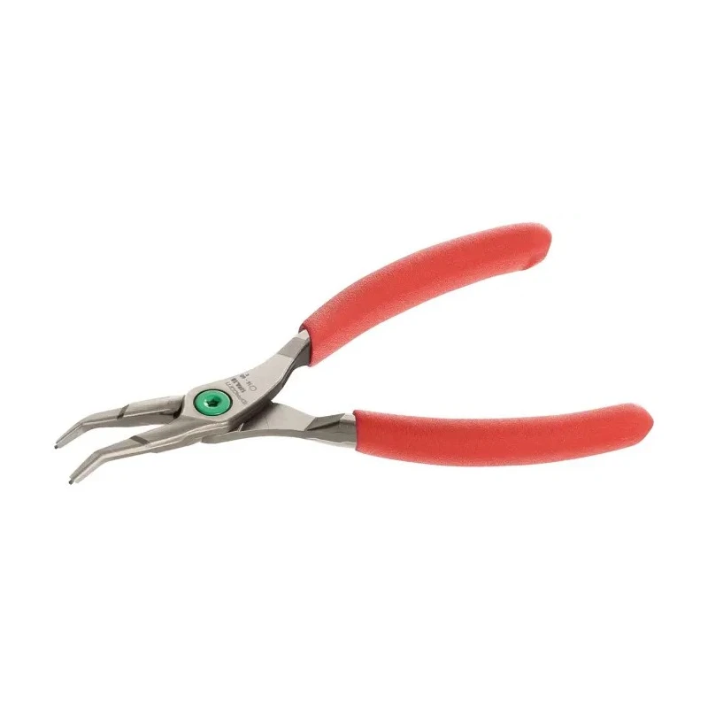 Facom 1-Piece Circlip Plier, 140mm Overall Length, 45° Angled Bent Nose, ESD Safe 169A.13