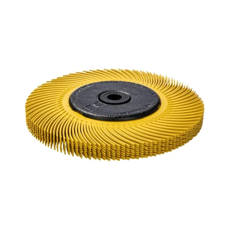 3M Circular Abrasive Brush 152.4 mm Diameter P80 Grit Center Hole Maximum 6000 rpm Speed 7100138300