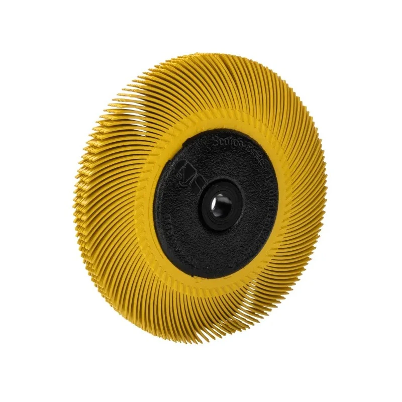 3M Circular Abrasive Brush 152.4 mm Diameter P80 Grit Center Hole Maximum 6000 rpm Speed 7100138300