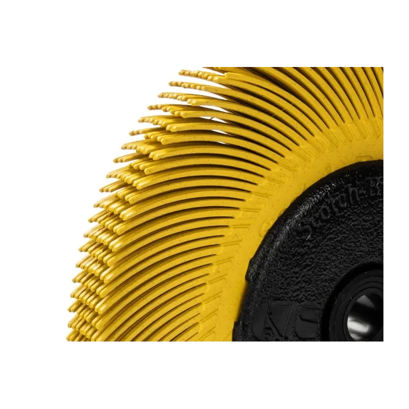 3M Circular Abrasive Brush 152.4 mm Diameter P80 Grit Center Hole Maximum 6000 rpm Speed 7100138300