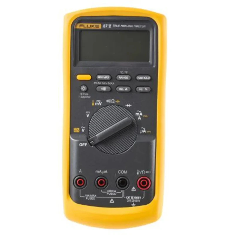 Fluke 87V High-Performance Digital Multimeter Kit 1000V, 10A with Case and Holster Fluke 87V + C25 TPAK