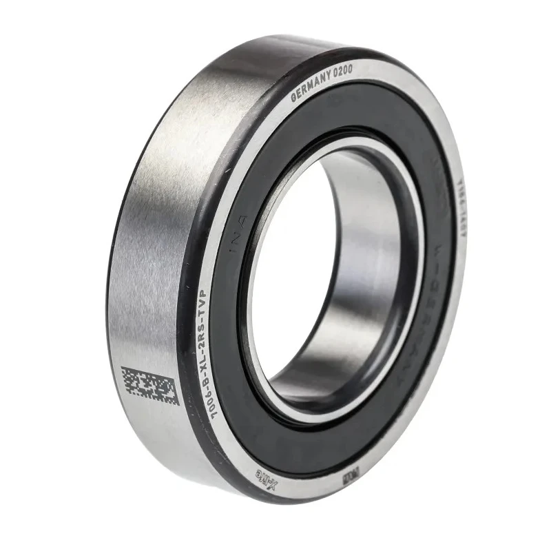 FAG Single Row Angular Contact Ball Bearing 30mm ID, 55mm OD, 13mm Race Width, Polyamide Cage, Sealed 7006-B-XL-2RS-TVP