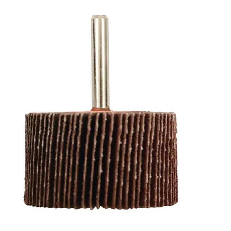 RS PRO Aluminium Oxide Abrasive Wheel 50 mm Diameter, 30 mm Face Width, P80 Grit, Flap Wheel, 6 mm Shank, 10000 RPM 189-5748