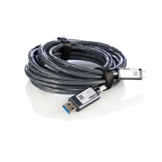 Molex IC Socket USB Cable, Male USB Type A to Male USB Type C, USB 3.1, 5 m Length, Black Jacket 106413-4405