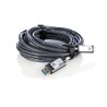 Molex IC Socket USB Cable, Male USB Type A to Male USB Type C, USB 3.1, 5 m Length, Black Jacket 106413-4405