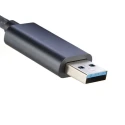 Molex IC Socket USB Cable, Male USB Type A to Male USB Type C, USB 3.1, 5 m Length, Black Jacket 106413-4405