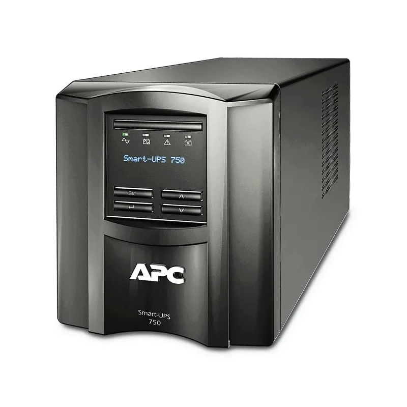 APC Line Interactive 750 VA, 500 W Smart-UPS SMT750IC UPS, 160V-286V Input, 230V Output, Stand Alone, 8 Outlets SMT750IC