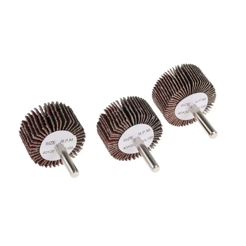 RS PRO Aluminium Oxide Abrasive Flap Wheel 40 mm Diameter 20 mm Face Width P120 Grit 12500 rpm 189-5757
