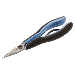 Lindstrom Long Nose Plier Serrated, 158.5mm Overall Length, 31.5mm Jaw Length, Alloy Steel, Synthetic Dual Component RX 7890