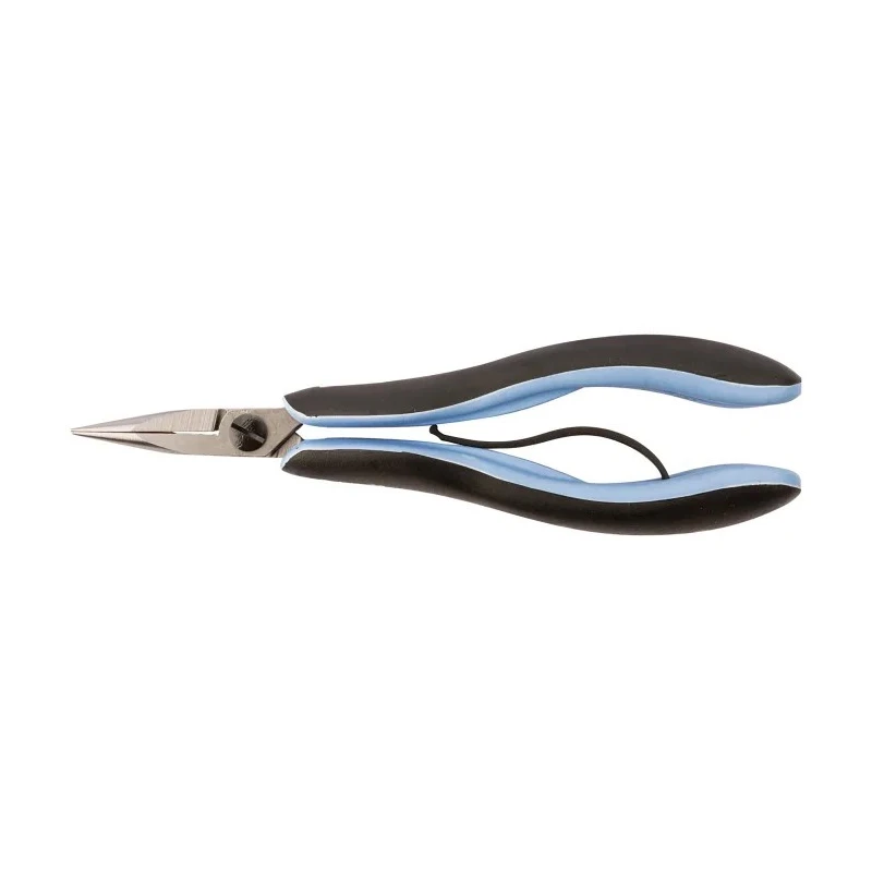 Lindstrom Long Nose Plier Serrated, 158.5mm Overall Length, 31.5mm Jaw Length, Alloy Steel, Synthetic Dual Component RX 7890