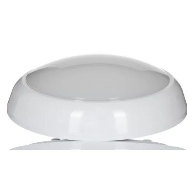 RS PRO Round LED Bulkhead Light 18 W 240V AC Polycarbonate IP54 188-3517