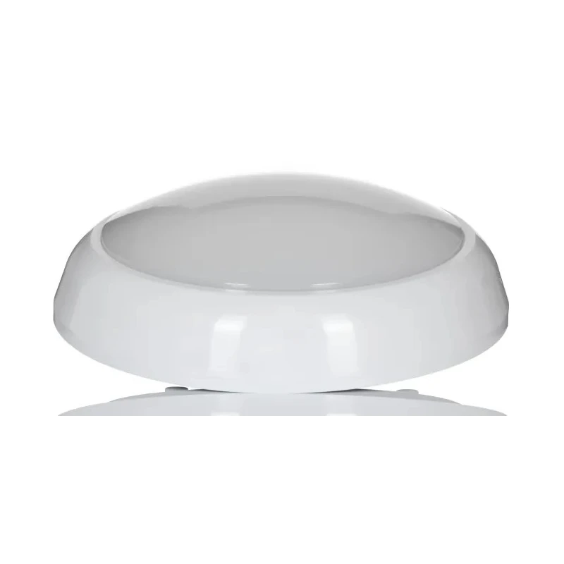 RS PRO Round LED Bulkhead Light 18 W 240V AC Polycarbonate IP54 188-3517