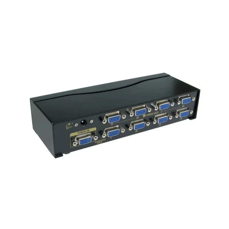 NewLink 1 Port 1 Input 8 Output VGA Splitter 2048 x 1536 pixel NLKVS-538ADUO