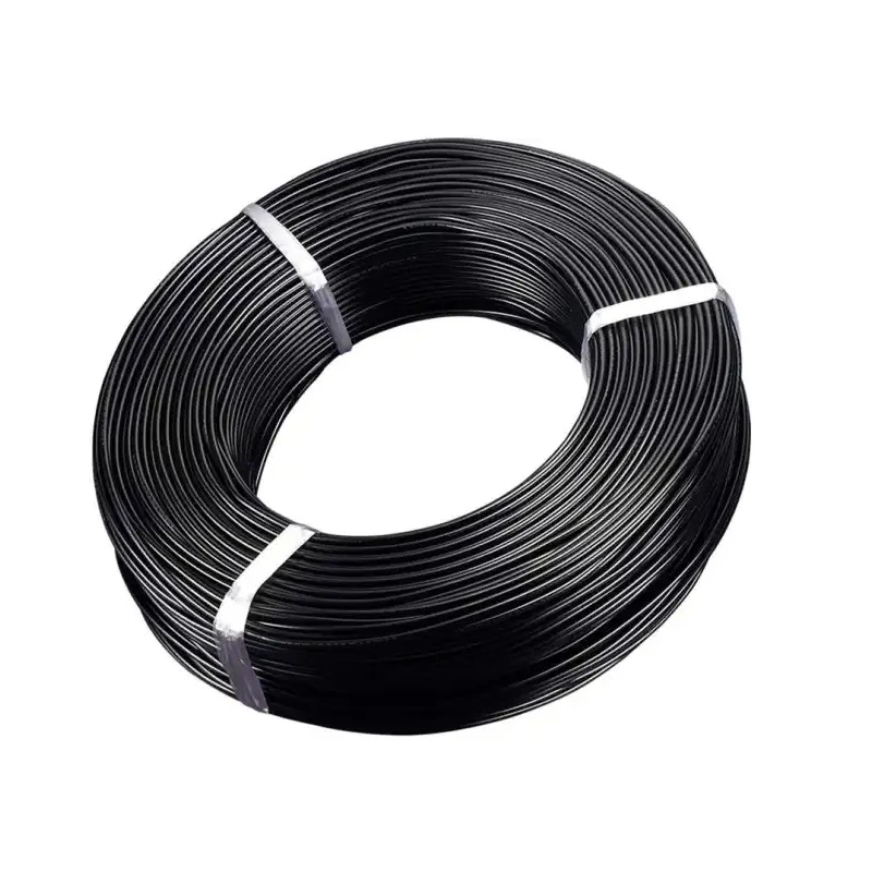 RS PRO Polyvinyl Chloride Black Cable Sleeve, Wall Thickness 0.47mm, Dielectric Strength 2500V/mm, Operating Temp 189-3171