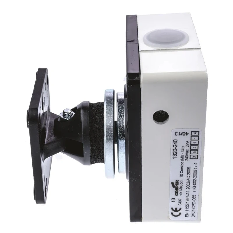 Eaton Access Control Single Door Magnet 390 N Holding Force DC Release, Epoxy White Finish 620016RSCO-1601