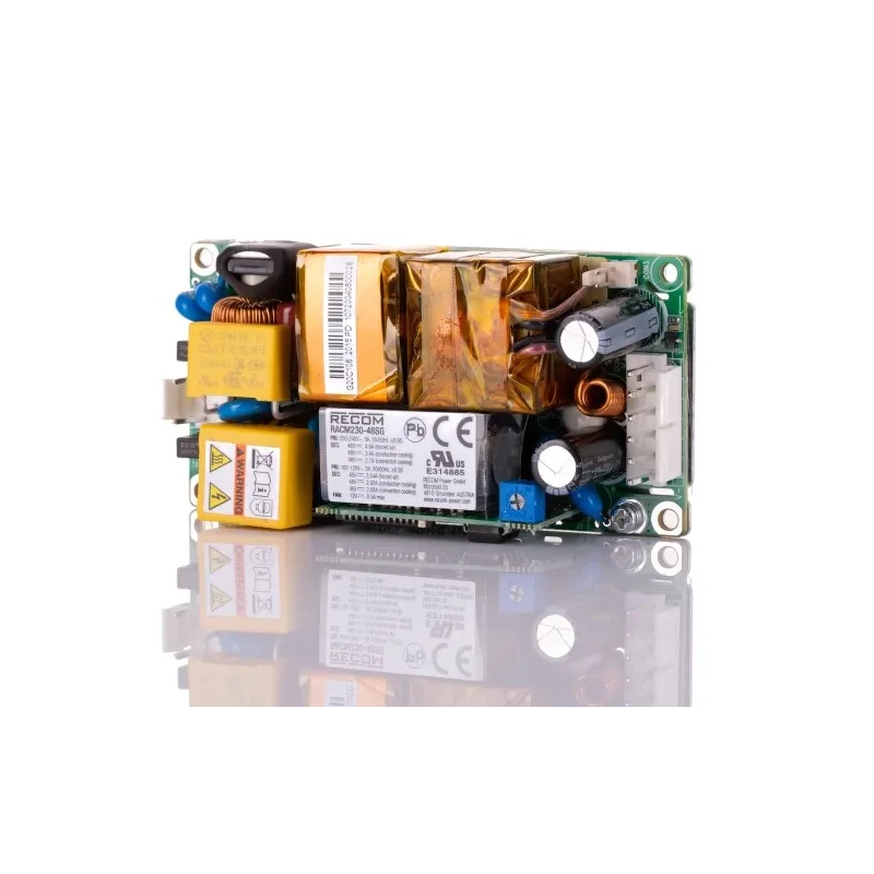 Recom 230W Switching Power Supply 48V PCB Mount Fanless with Wide Input Voltage RACM230-48SG