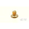 TE Connectivity Multi-Gig Cap Screw Stainless Steel Gold Finish for 1410946 Series 1410946-2