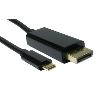 StarTech.com DisplayPort Cable Male to USB Type C Male, Polyvinyl Chloride Jacket, 2 m 192-4680