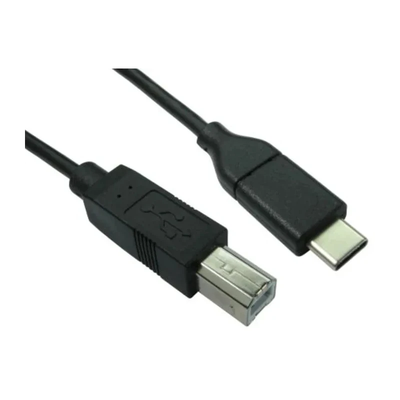 RS PRO IC Socket USB Cable Male USB Type C to Male USB B Black 1 m 192-4730