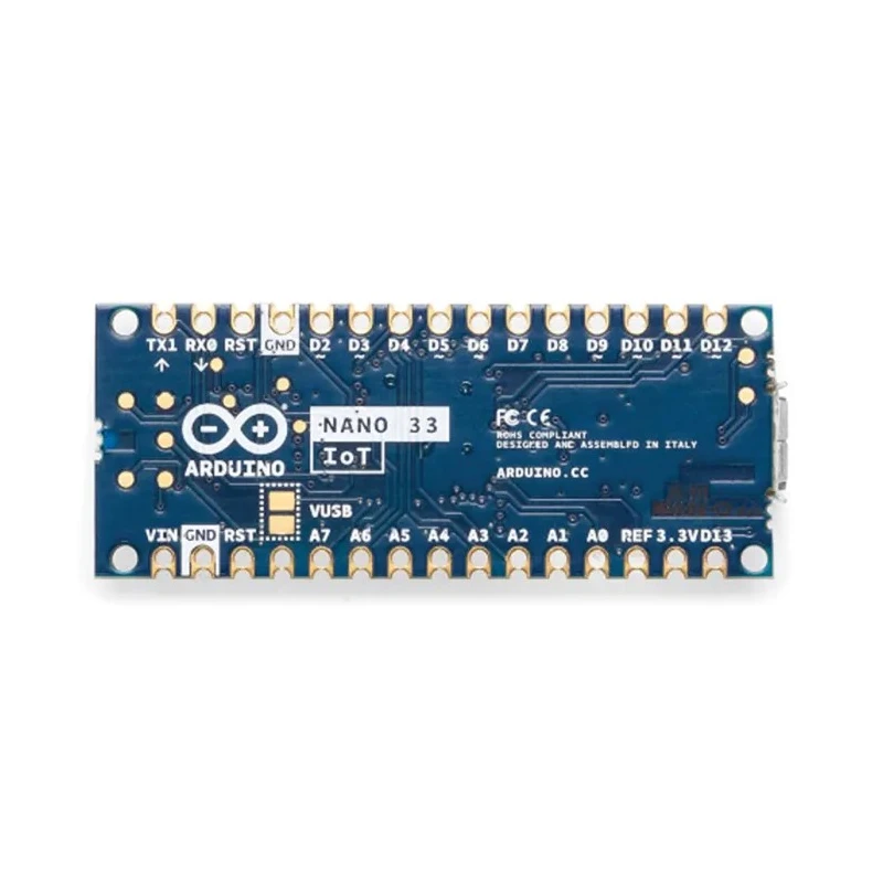 Arduino Nano 33 IOT Module Development Board Kit with ATSAMD21G18A Processor, Compact 32-bit ARM Microcontroller ABX00027