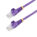 StarTech.com Cat5e Unscreened Ethernet Cable, 10 m Length, Purple PVC Jacket, Stranded Copper Conductor 
