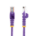 StarTech.com Cat5e Unscreened Ethernet Cable, 10 m Length, Purple PVC Jacket, Stranded Copper Conductor 