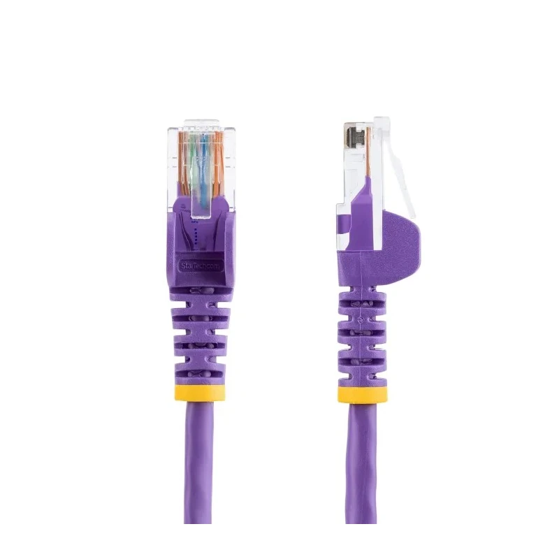 StarTech.com Cat5e Unscreened Ethernet Cable, 10 m Length, Purple PVC Jacket, Stranded Copper Conductor 