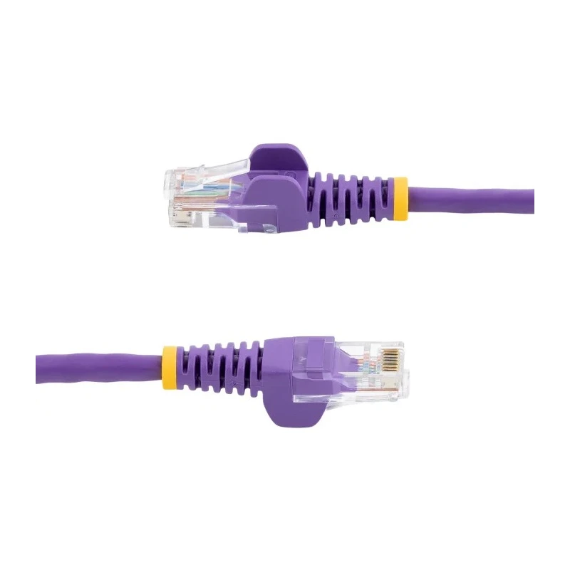 StarTech.com Cat5e Unscreened Ethernet Cable, 10 m Length, Purple PVC Jacket, Stranded Copper Conductor 