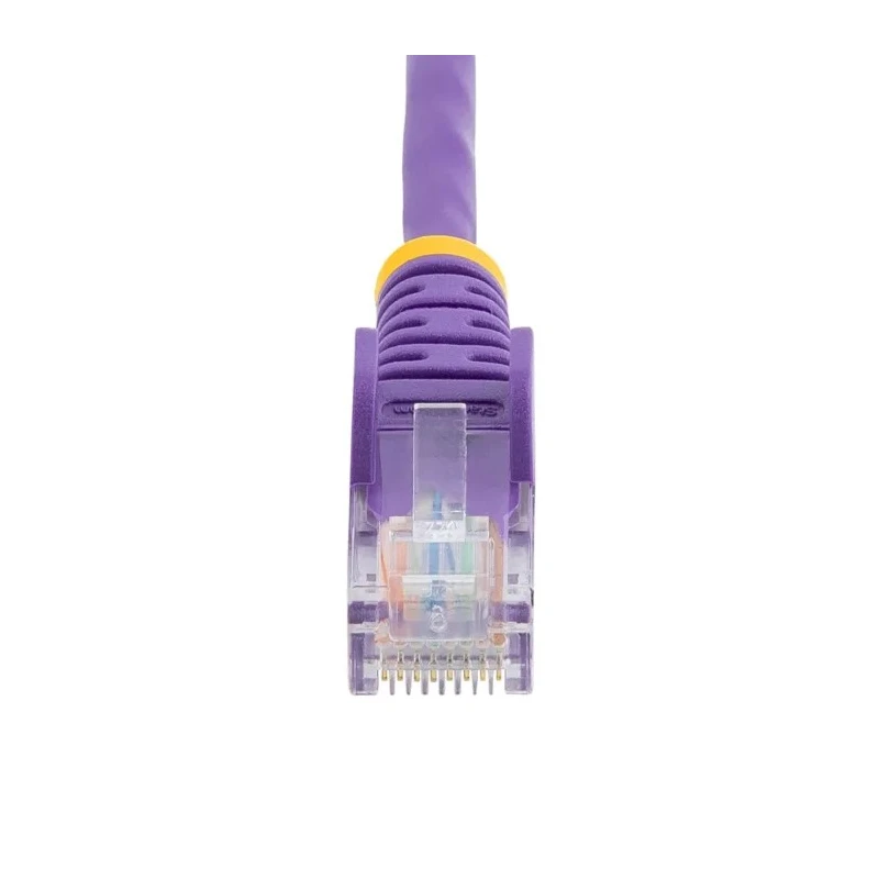 StarTech.com Cat5e Unscreened Ethernet Cable, 10 m Length, Purple PVC Jacket, Stranded Copper Conductor 