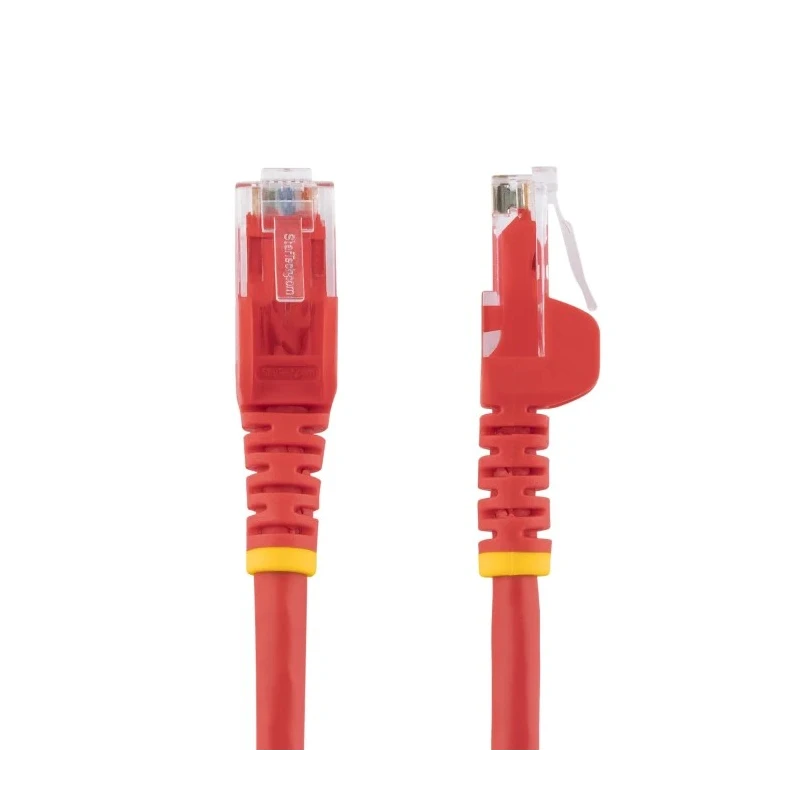 StarTech.com Cat6 Ethernet Cable Red 2 m Unshielded Unscreened Snagless PVC 
